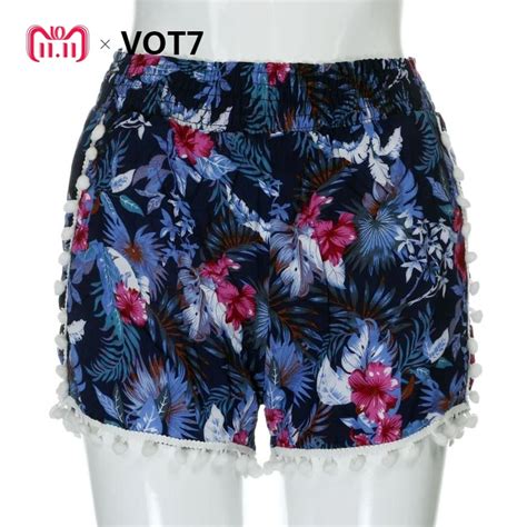 2018 Summer Cool Ladies Short Pants Women Fashion Summer Casual Print