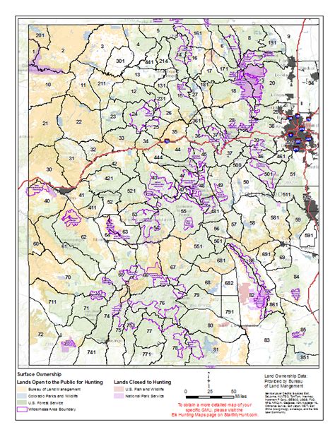 Colorado Elk Hunting Maps Flor Oriana