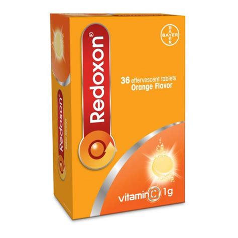 Redoxon Vitamin C Effervescent Tablets Orange 1000 Mg 12 Tablets