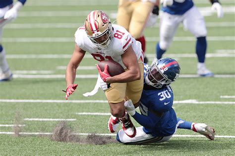 49ers Lose Te Reed Cb Moseley To Injury Vs Giants National Football