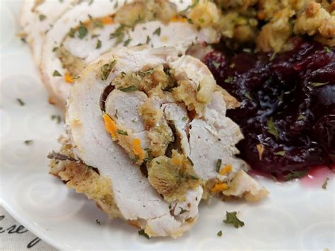 Rolled Turkey Breast With Stuffing Afoodieaffair
