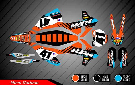Roost Mx Motocross Graphics Crow Mobe Fb Graphics For Ktm