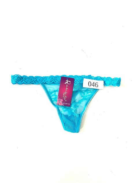 046 blue line t string sexy panty for lady lady ladies woman women lingerie sexy lingerie g