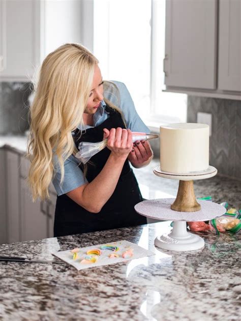 Buttercream Rainbow Tutorial Cake By Courtney Baking Photography