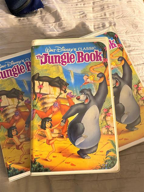 Disney S The Jungle Book Vhsblack Diamond Etsy