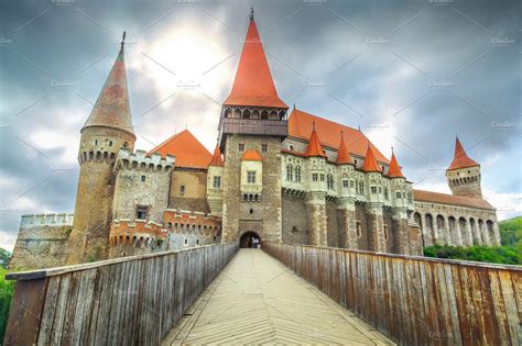 Famous Corvin castle,Romania ~ Architecture Photos ~ Creative Market