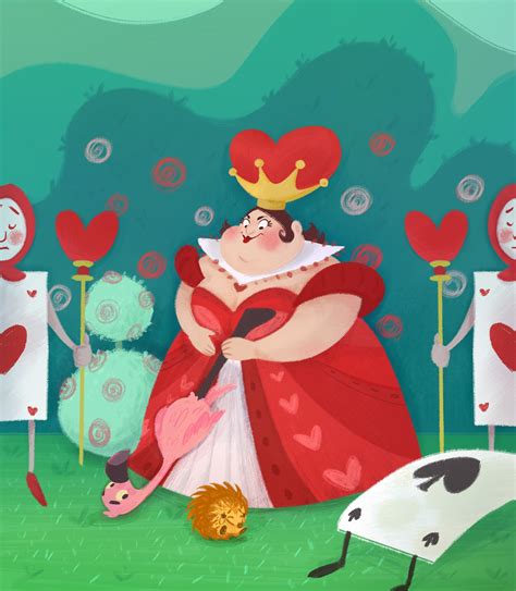 Queen Of Hearts Alice Spicuzza Alice In Wonderland Illustrations