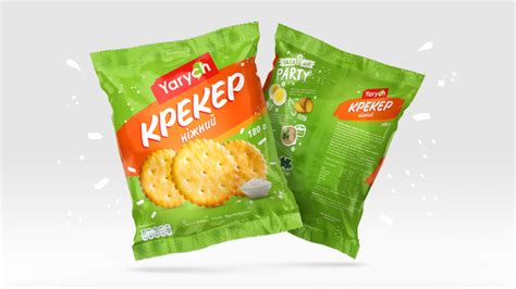 Cracker Yarych Packaging Design On Behance Biscuits Packaging Food