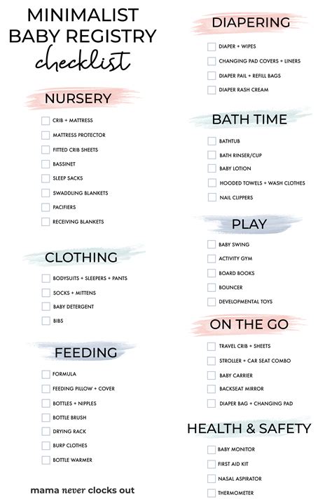 Minimalist Baby Registry Essentials Without All The Clutter — Mama