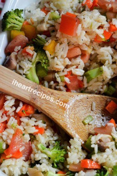 Summer Rice Salad Recipe Food Recipes Summer Salad