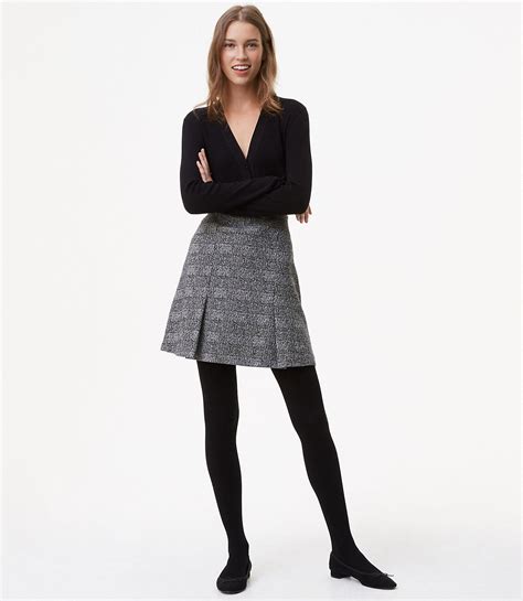 Lyst Loft Ribbed Sweater Tights In Black