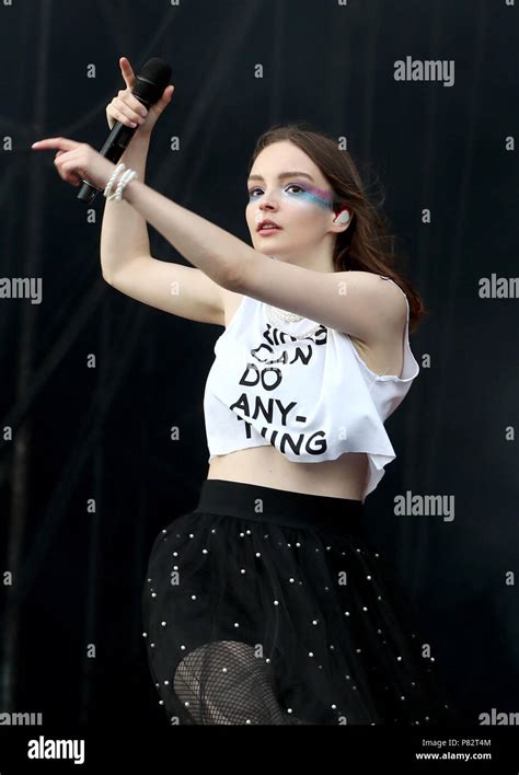 Lauren Mayberry From Chvrches Performs On The Main Stage During The