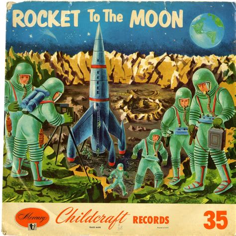 Dreams Of Space Books And Ephemera Rocket To The Moon 1950s