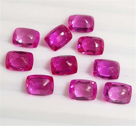 18 To 20 Ct Pair 10 Pieces Natural Loose Gemstone Pink Etsy