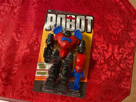 Dollar Store Plastic Robot Toy In Red Made In China 48 Ppm Lead In