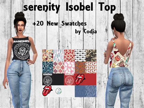 20 New Swatches Found In Tsr Category Sims 4 Female Everyday Js Sims