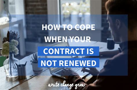 How To Cope When Your Contract Is Not Renewed