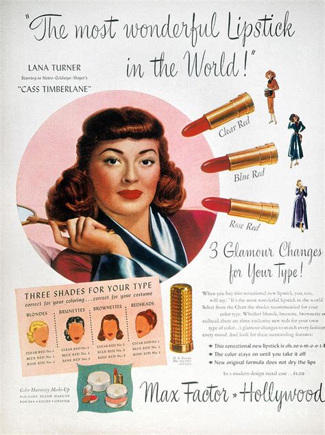 1940s makeup vintage makeup ads vintage ads vintage glamour vintage beauty max factor