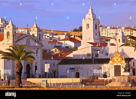 Lagos Old Town Lagos Western Algarve Algarve Portugal Europe Stock
