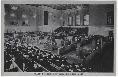 New York Curb Exchange 1915 The Trading Floor Of The New Flickr