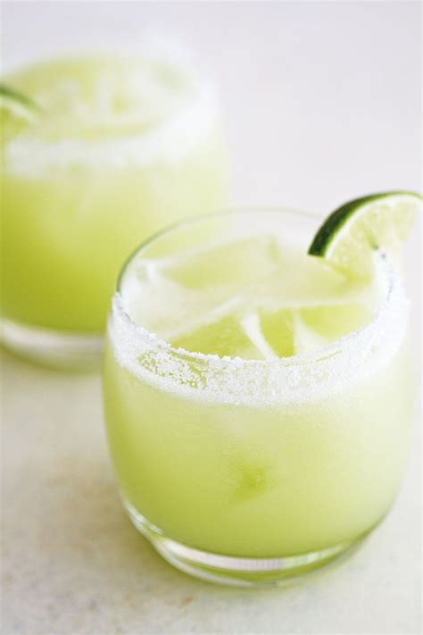 Honeydew Lime Margaritas Recipe Food Recipes Food Drinks