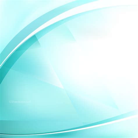 Abstract Turquoise And White Background Vector Illustration