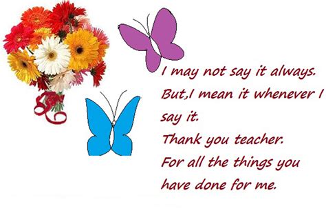 For example, you can send a note with a small gift. Thank You Teacher Messages From Students and Parents