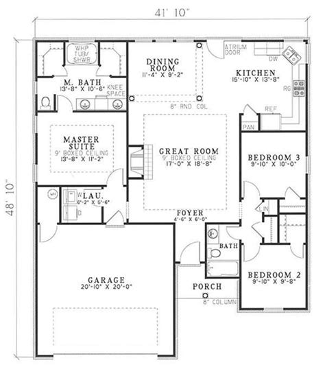 1400 Sq Ft House Plans Single Floor Homeplancloud
