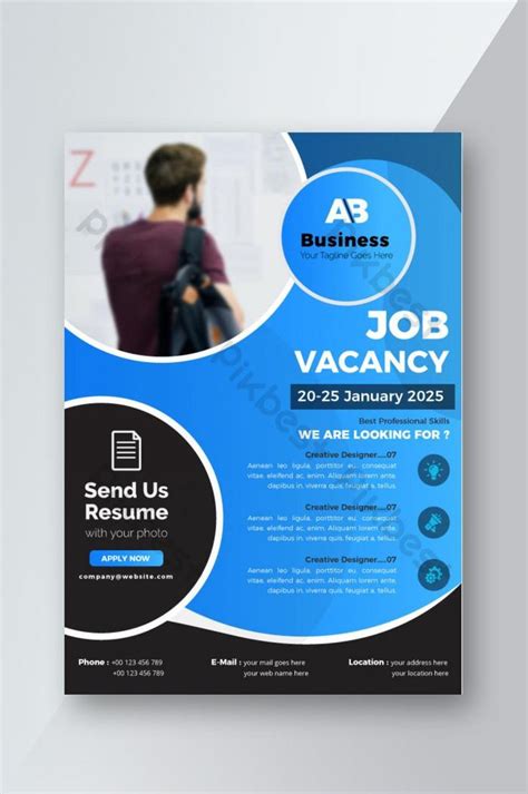 Ne0113 job vacancy advertisement template english namozaj. Blue and Round Job Vacancy Flyer | AI Free Download - Pikbest