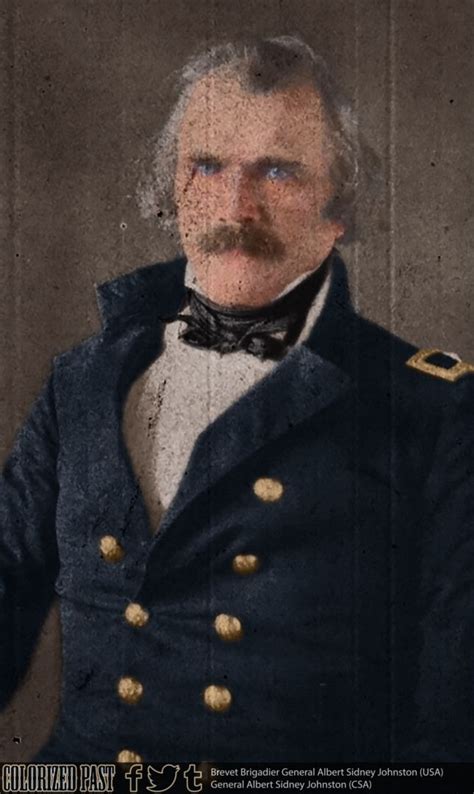 Confederate General Albert Sydney Johnston Civil War Generals Civil