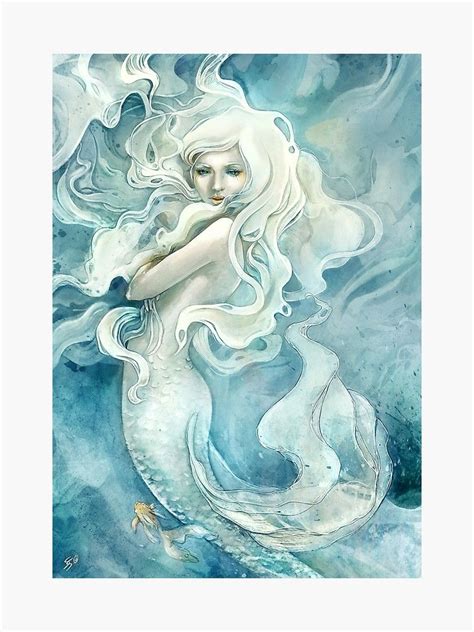 Mermaid Photographic Print Digital Painting Digital Artist Mermaid