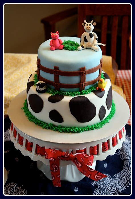 Farm animals birthday cake, 1st birthday cakes sydney australia, kids birthday cakes, birthday cake designs, barn yard. Parties and Pretties: Barnyard Birthday Party