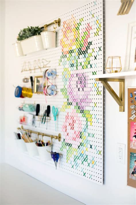 Diy Make Your Own Painted Cross Stitch Pegboard Our Humanist