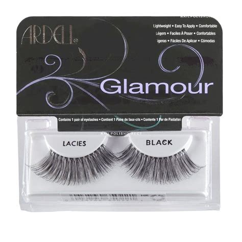 Ardell Glamour False Eyelashes Lacies Black 36102