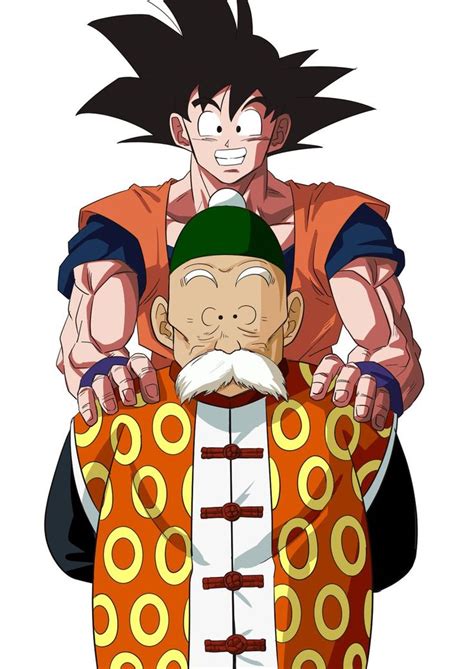 Goku And Grandpa Gohan Dragon Ball Z Dragon Ball Gt Dragon Ball