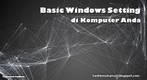 Instead of hiring pros, can you install your own windows? 5 Pengaturan Windows Yang Wajib Dilakukan Sehabis Install ...