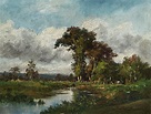 Jules Dupré - Landschaft mit Rindern am Wasser | Auktion 388