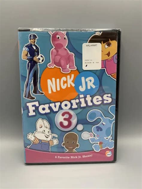 Nick Jr Favorites Vol Three Nickelodeon Lazytown Blue S Clues Dvd Brand New Eur