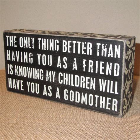 How to use godparent in a sentence. My best friend will bevolen THE best godmother of my child ...