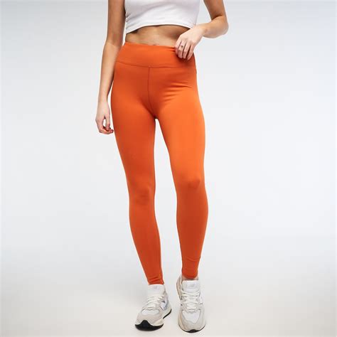 Missguided Msgd Sports High Waisted Gym Leggings Orange House Of