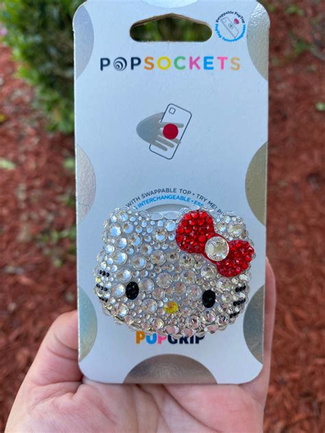 Swarovski Hello Kitty Pop Socket Etsy