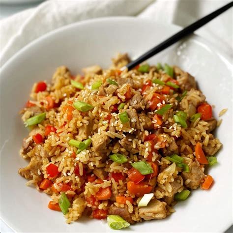 Leftover Pork Fried Rice Without Eggs My Casual Pantry