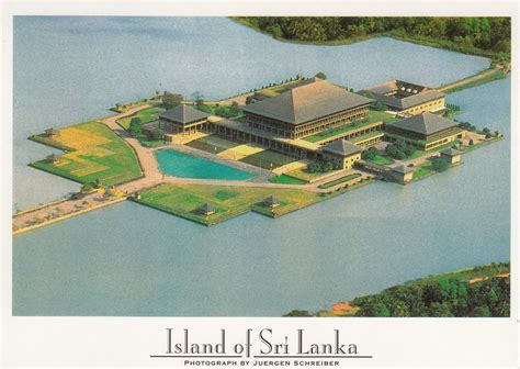 My Postcard And Stamp Week Sri Lanka Parliament Building In Sri