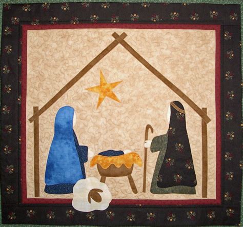 Nativity Scene Patterns Bing Images Christmas Quilts Calendar