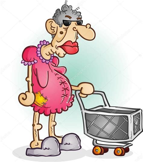 Grumpy Old Lady Cartoon Character C1tzfh Clipart Sugg