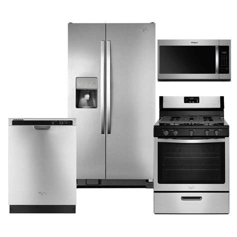 Whirlpool Stainless Steel 4 Piece Kitchen Rc Willey Stainless
