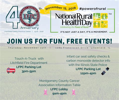 National Rural Health Day Celebration The City Of Litchfield