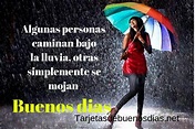 Buenos días bajo la lluvia con frases | Imágenes de buenos días, Dia de ...