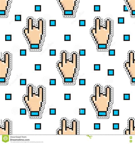 Pixelated Middle Finger