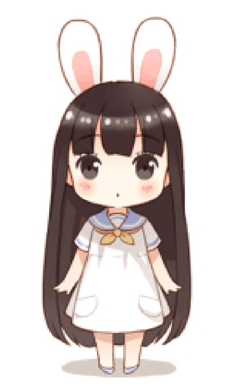 ╯з ︶ღ 麽麽 Chibi Bunny Kawaii Chibi Anime Chibi